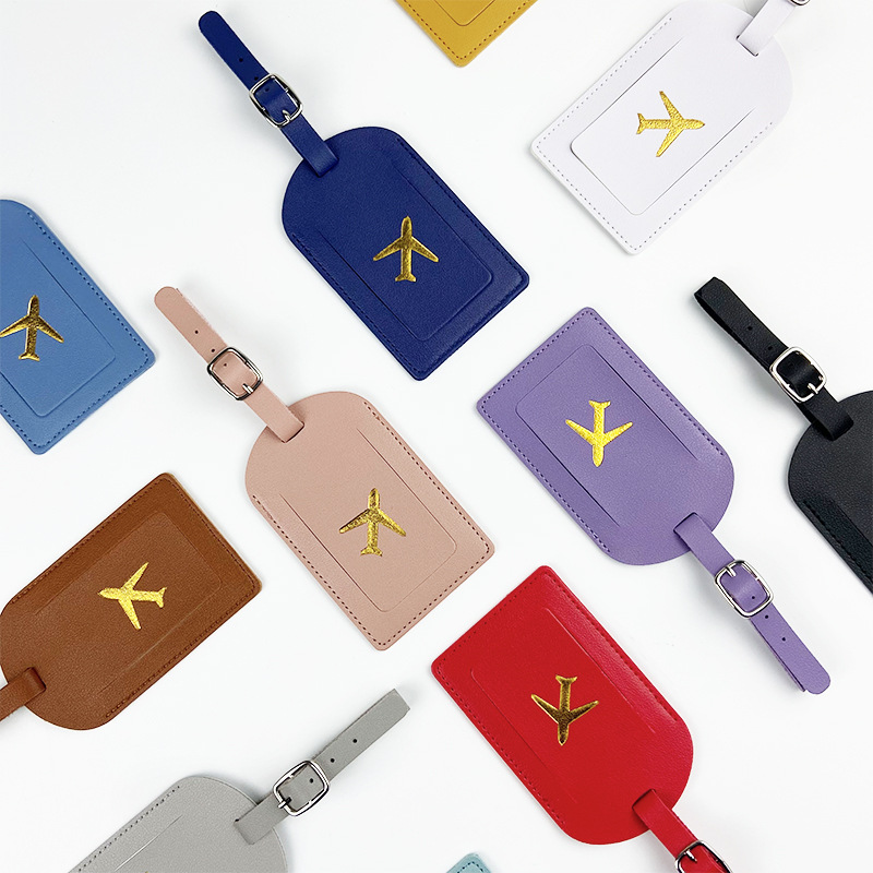 Women Bags Name - Colorido PU Couro Bagagem Tags para