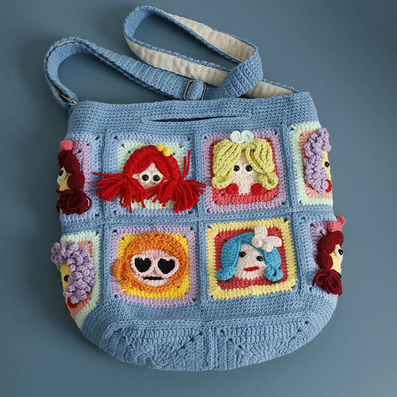 Women Bags Handmade - Bolsa Transversal de Crochê Artesanal com