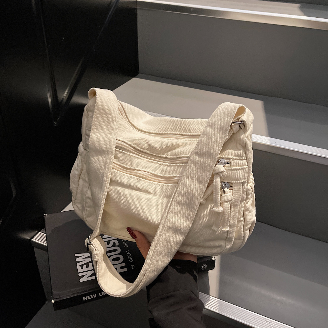Women'S Kipling Bags - Nova Bolsa de Lona Simples e