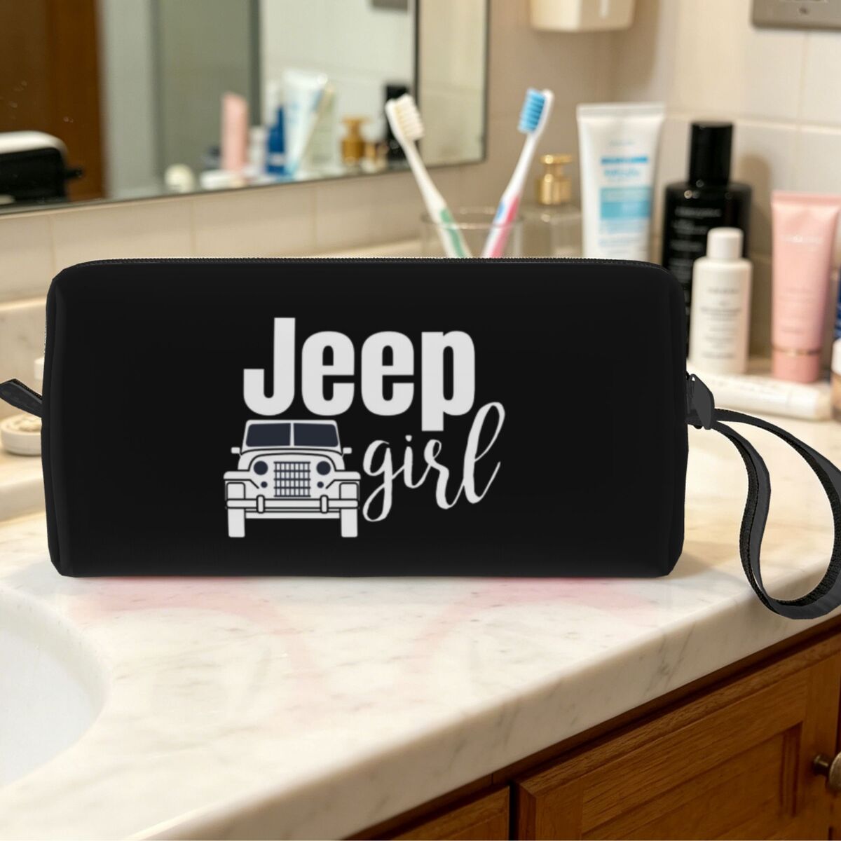 Women'S Jeep Bags - Bolsa de maquiagem Jeep Girl, organizador