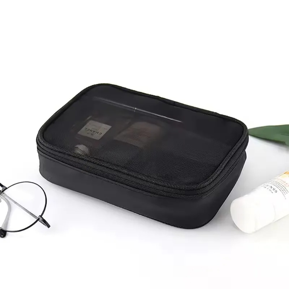 Women'S Vogue Bags - Bolsa de Maquiagem Transparente em Malha