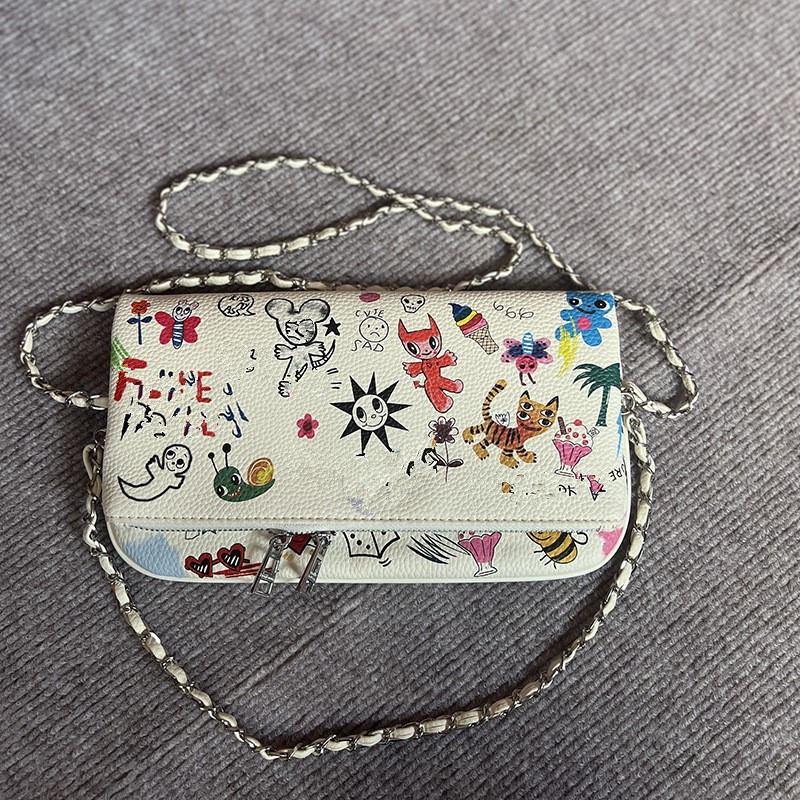 Women'S Kipling Bags - Nova ilustração graffiti impresso clássico moda