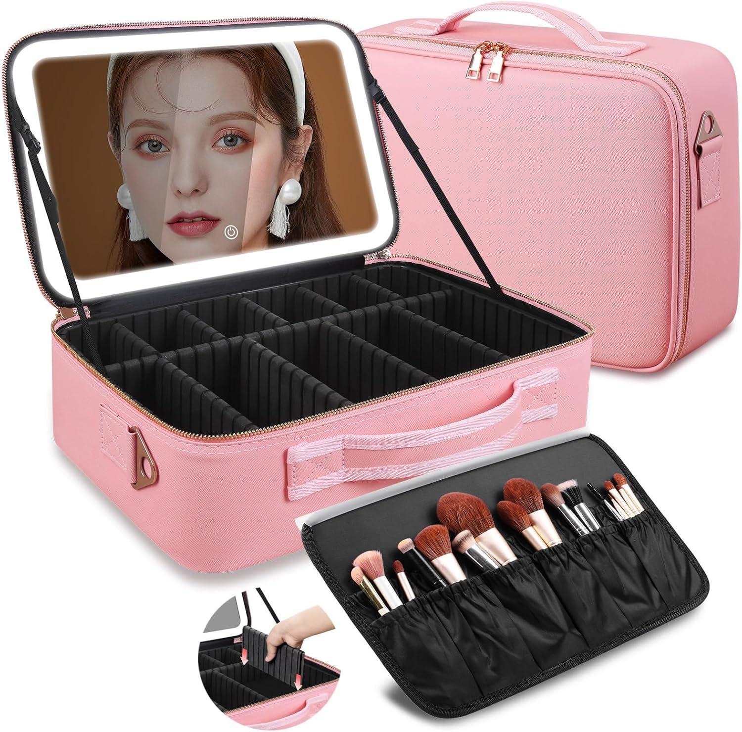 Women Bags Medium Size - Bolsa de Maquiagem de Grande Capacidade