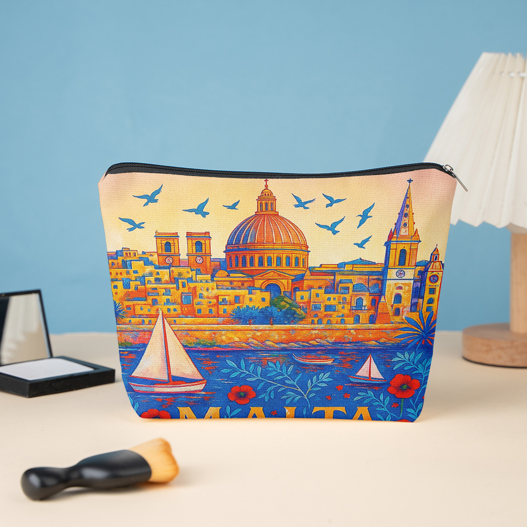Bolsa de Maquiagem com Estampa - Women Bags Malta avaliação e preço
