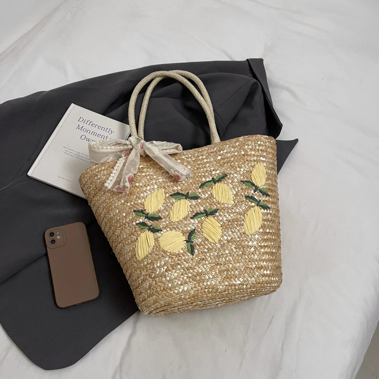 Grande capacidade praia bolsa  - Women Bags Handmade avaliação e preço