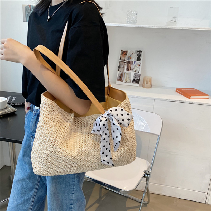Verão Cachecol Bowknot Palha B - Women Bags Handmade avaliação e preço