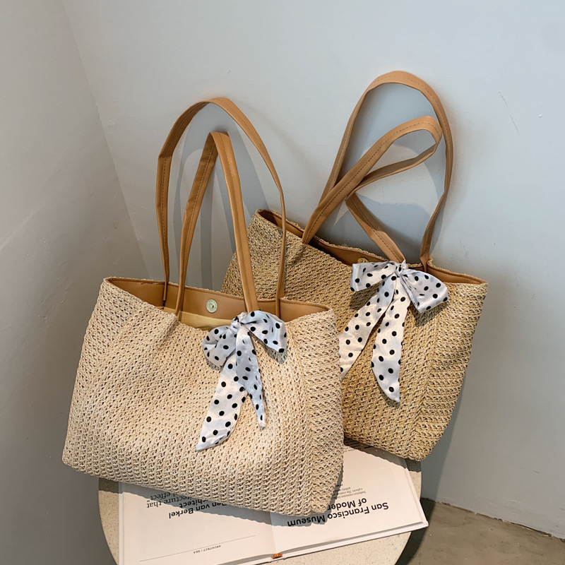 Verão Cachecol Bowknot Palha B - Women Bags Handmade avaliação e preço