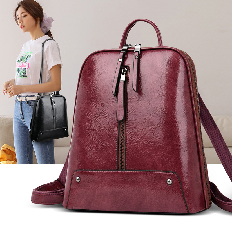 Mulheres mochila de couro moda - Women Bags Medium Size avaliação e preço