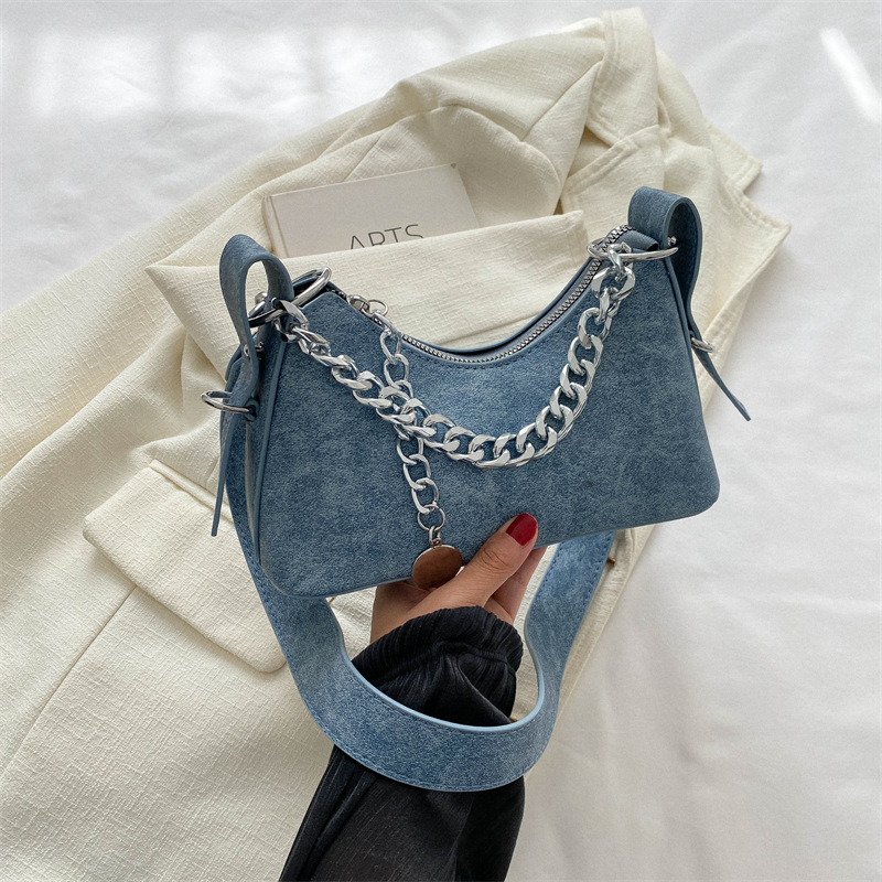 Bolsa Pequena de Mão em Jeans  - Women'S Kipling Bags avaliação e preço