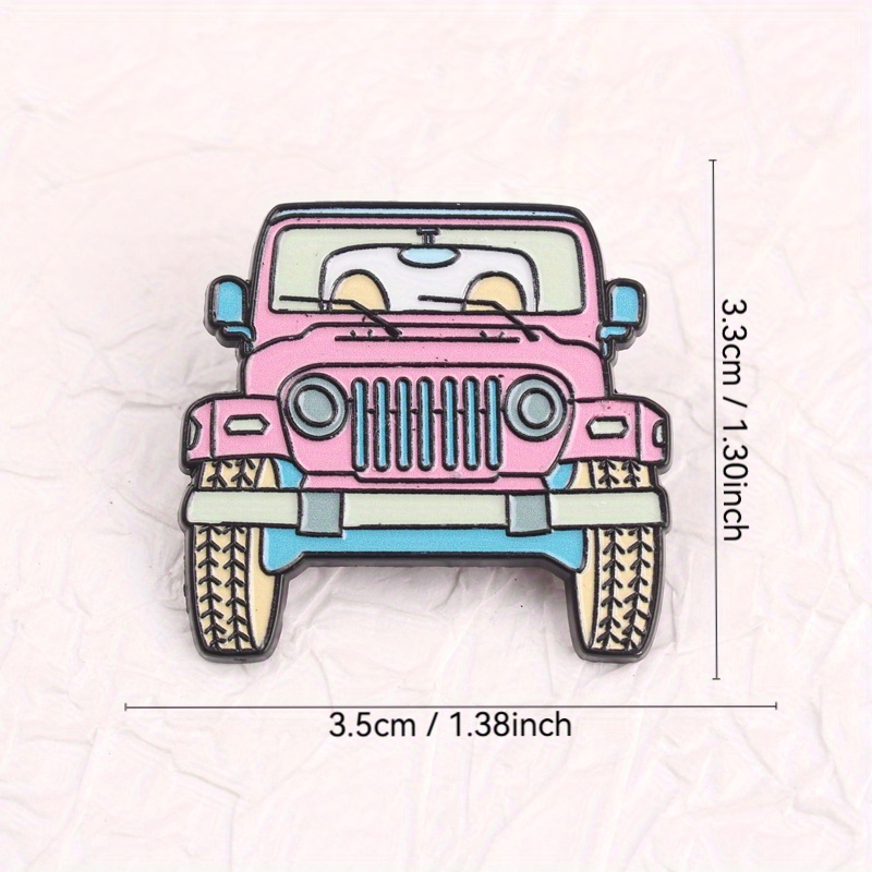 Adorável pino esmaltado de des - Women'S Jeep Bags avaliação e preço
