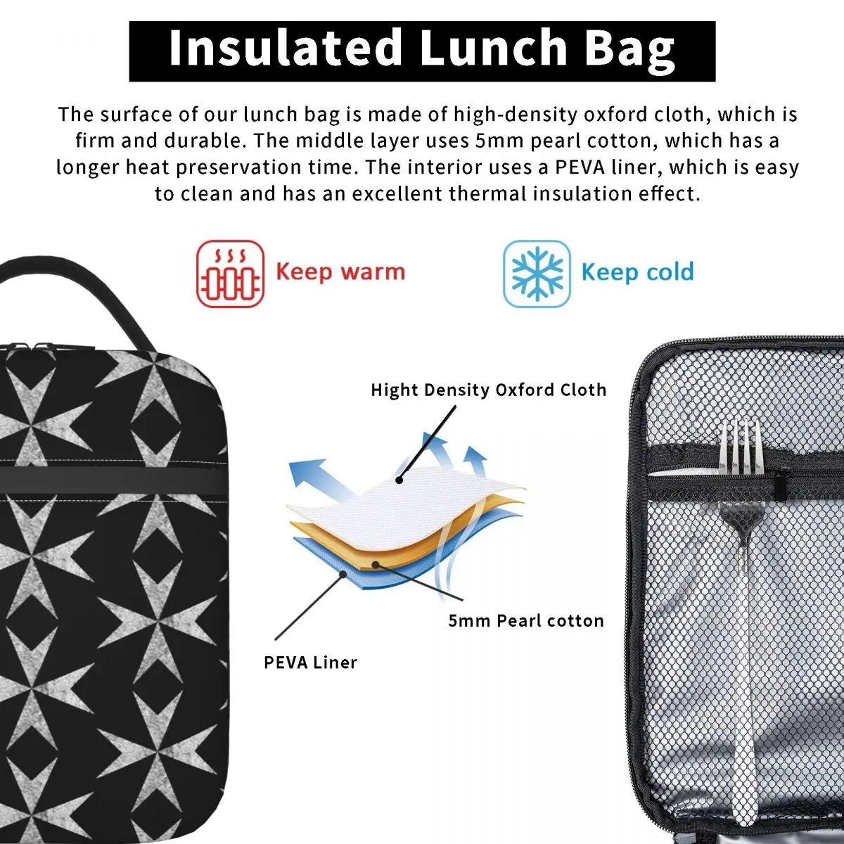 Bolsa térmica para almoço, cru - Women Bags Malta avaliação e preço