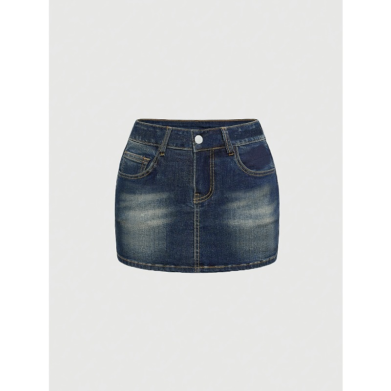 Saia Curta Jeans Retrô de Verã - Women Bags Mini avaliação e preço