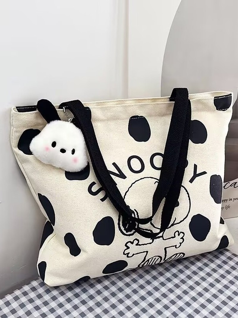 Bolsa de Ombro de Lona com Est - Women Bags Medium Size avaliação e preço