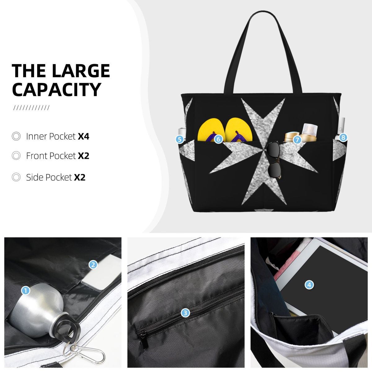 Bolsa de praia grande para mul - Women Bags Malta avaliação e preço