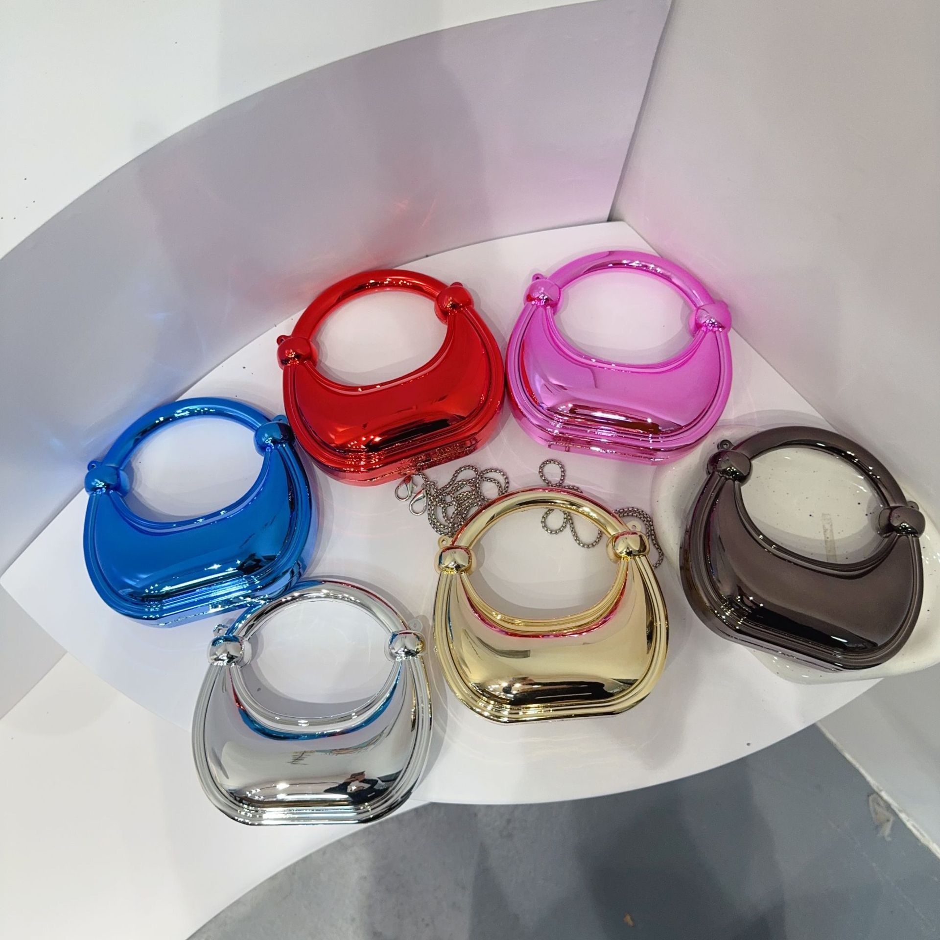 Mini bolsa de noite dourada, b - Women Bags Mini avaliação e preço
