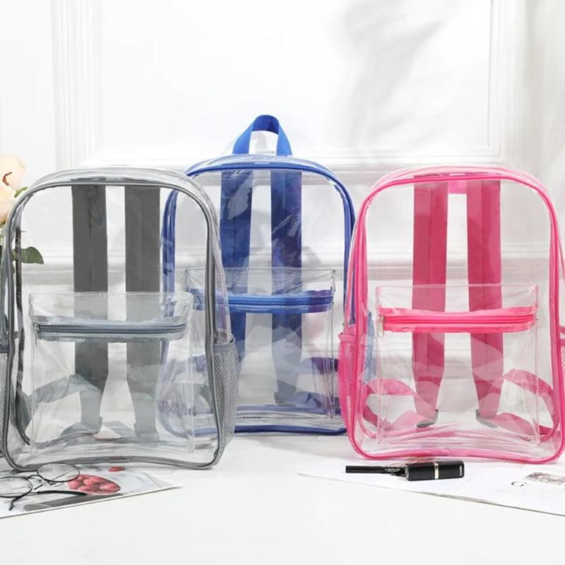 Mochila Transparente de PVC pa - Women Bags Medium Size avaliação e preço