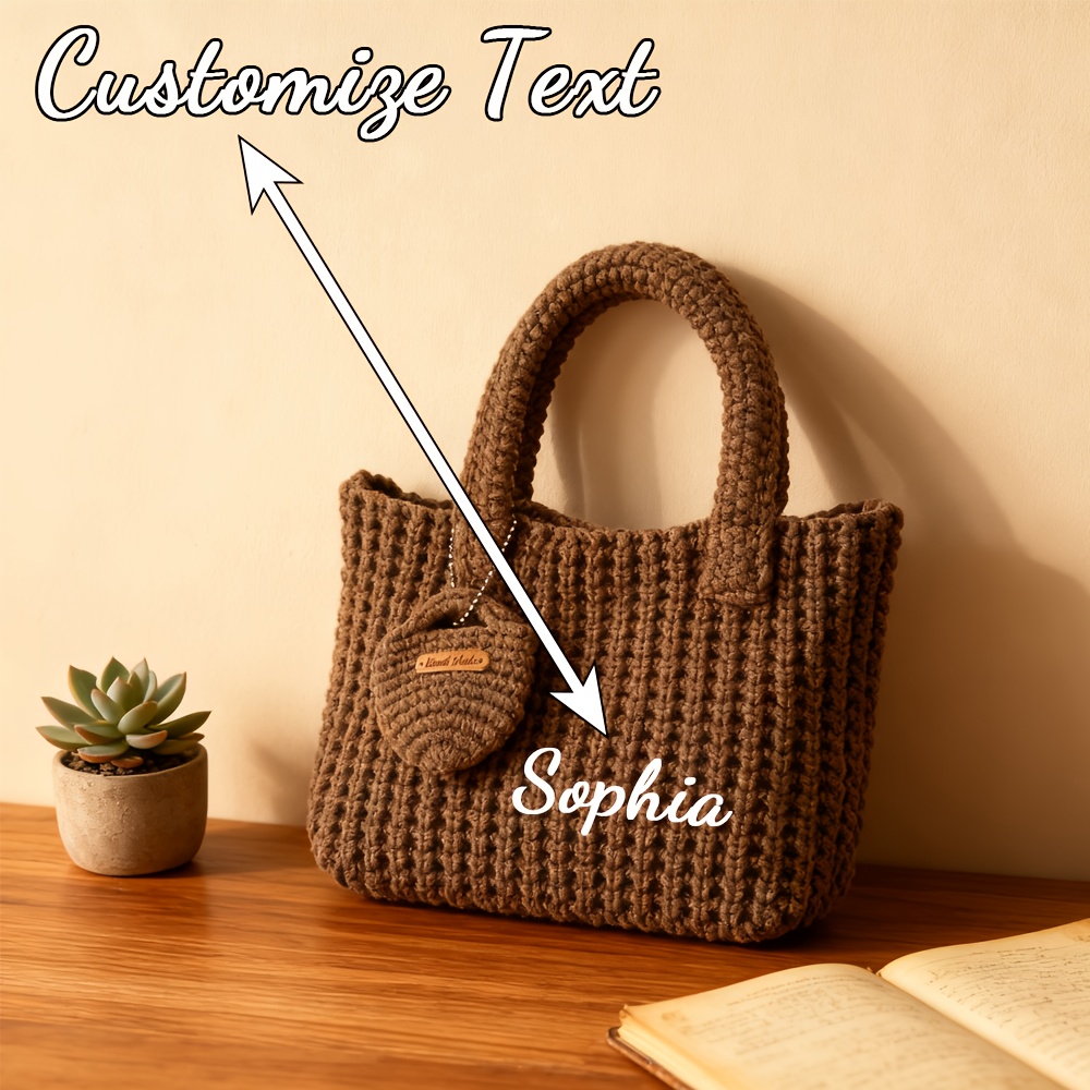 Bolsa de Ombro de Crochê Artes - Women Bags Name avaliação e preço